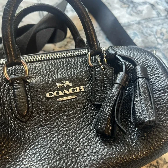 ⬇️Coach Black Mini Lacey Crossbody Bag - Picture 5 of 8